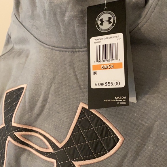 NWT Under Armour 100% polyester hoodie size S - Picture 9 of 10